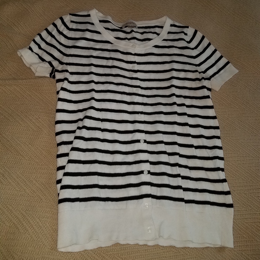 Loft short sleeve sweater